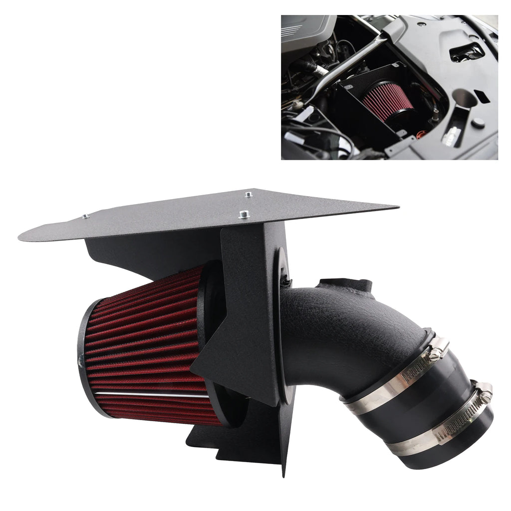 Cold Air Intake Kit High Flow Intake Tube Heat Shield Air Filter Assembly For BMW G30 G31 F90 540i B58 3.0 Turbo 2017-2020