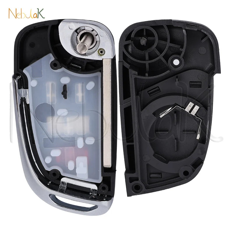Car Remote Folding Key Shell for Buick Chevrolet Camaro Cruze Epica Lova Opel Vauxhall Insignia Astra Mokka Modified Fob Case CM World