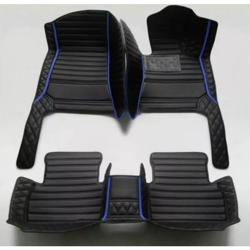 Custom For Tesla Model Y L 6-Seat EVSUV 2025-2026 Waterproof All Weather Car Floor Mats Luxury PU Anti-Slip Accessories LHD/RHD