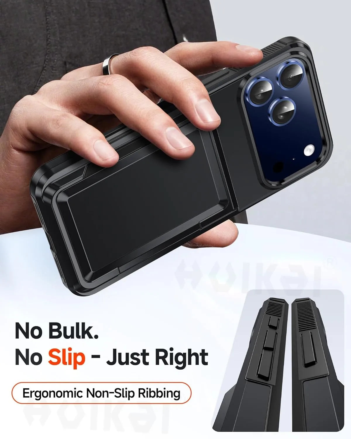 Wallet Case For iPhone 18 Pro Max 17 Pro Max 16 15 14 13 Protective Credit ID Card Holder Heavy Duty Protection Shockproof Cover