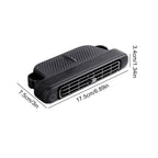 USB Car Fan for Backseat 3 Speeds Portable Car Seat Headrest Fan 5V/2A Electric Car Seat Fan for Mini Cars RVs Sedans