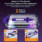 4pcs 360° Anti-Spy Tempered Glass Screen Protector, for Iphone 13/14/15/16/17 Series, Anti-Fingerprint, Anti-Scratch