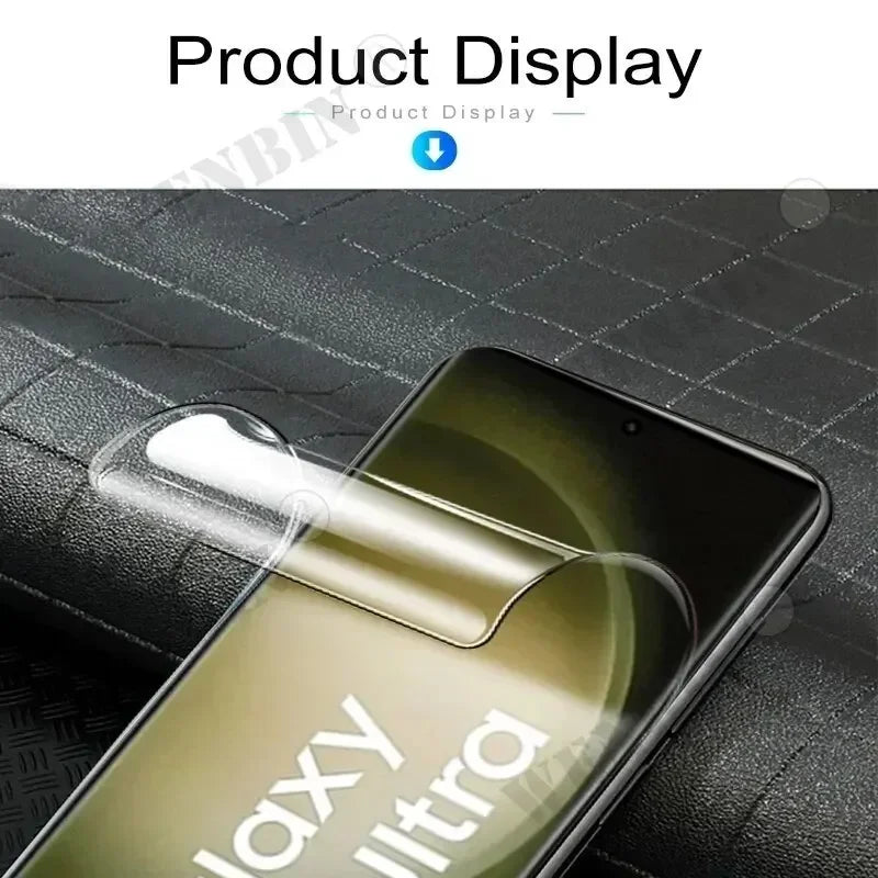 5 Pcs Hydrogel Film For Samsung Galaxy S26 S25 S24 S23 S22 Ultra Plus S25 FE A57 A56 A37 A36 A26 A17 A16 5G Screen Protector Car Mobile World