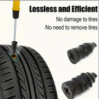 All-Vehicle Tire Rescue Kit - Heavy-Duty Repair Tools for Car/Truck/Motorcycle,Super glue,Self-Vulcanizing Plugs & Storage Case CM World