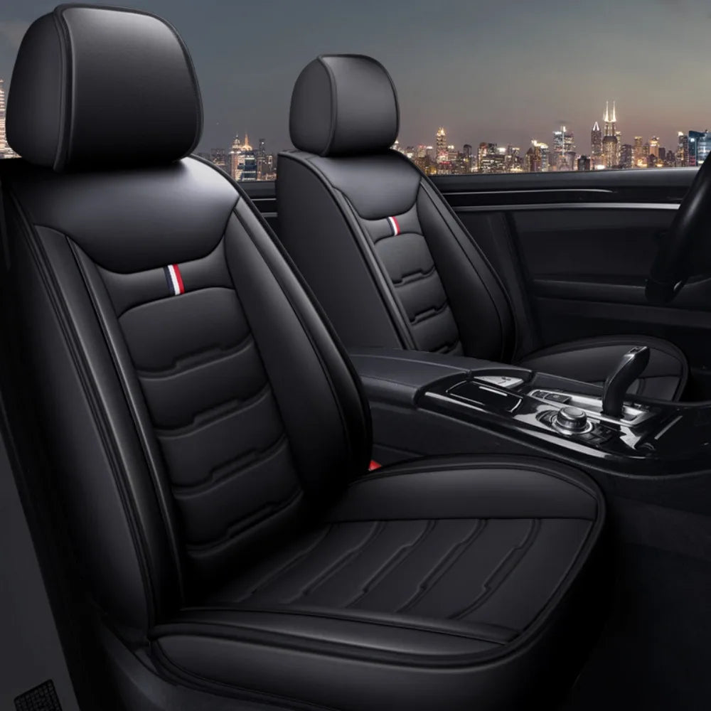 Full Coverage Universal Pu Leather Car Seat Covers for Buick Enclave Cascada Encore Lacrosse Excelle Regal TourX Car Accessories CM World