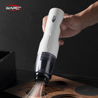 IKAPE Coffee Grounds Vacuum For Bar/Car/Desktop Portable Wireless Handheld Barista Cleaner With 13Kpa Powerful Suction&Blower Car Mobile World