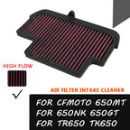 For CFMOTO 650MT 650NK 650GT 650 MT NK GT TK TR 650 TR650 TK650 MT650 Accessories Air Filter Intake Cleaner Air Element Cleaner CM World