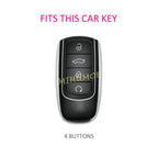 For Chery Tiggo 7 8 Pro Max Omoda 5 C5 S5 O5 Jaecoo 7 8 J7 J8 Car Key Fob Cover Case Keychain Accessories Black Transparent
