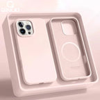 Liquid Silicone Magnetic For Magsafe Wireless Charge Phone Case for iPhone 17 16 15 Plus 14 13  Pro Max Original Cover