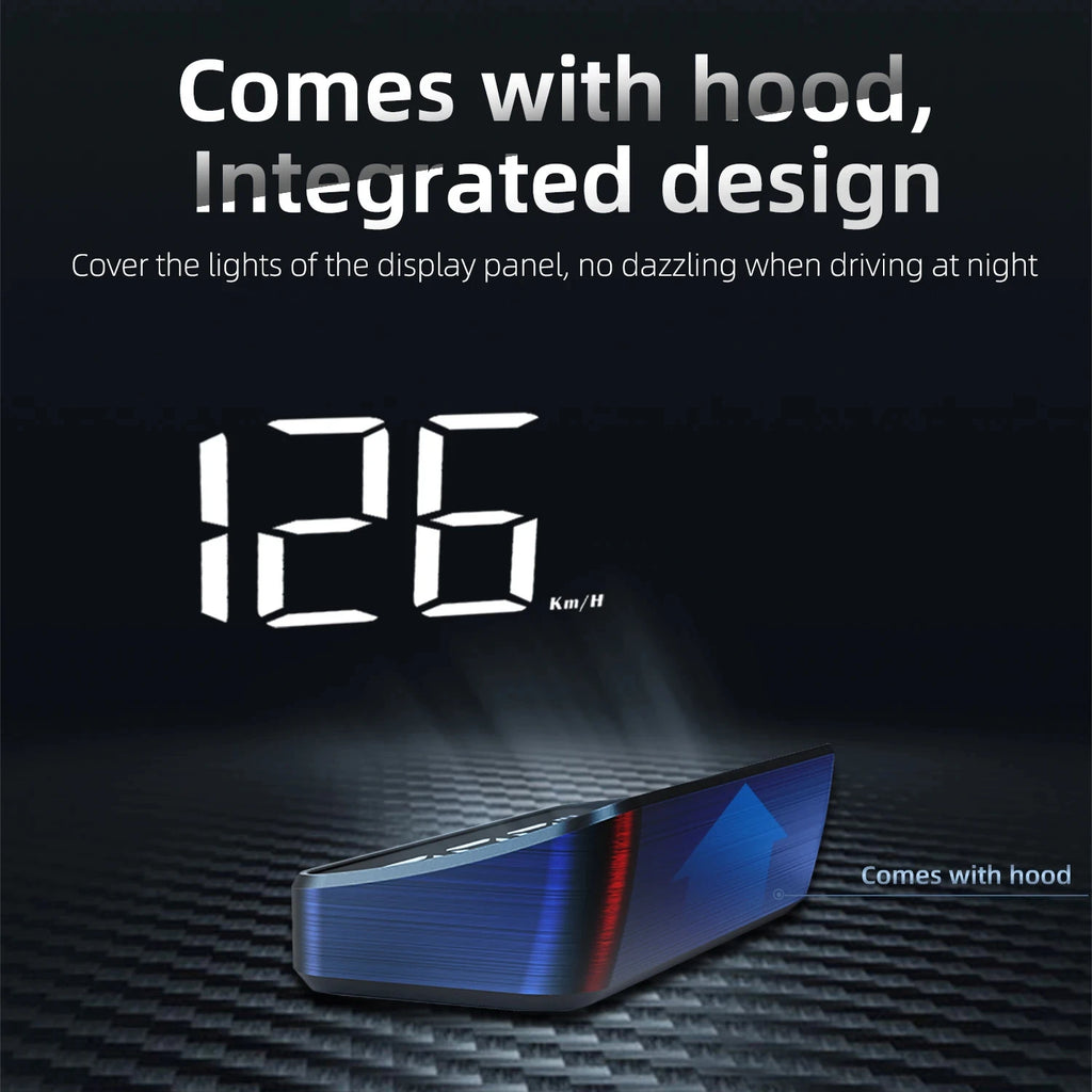 HD Car Head up Display M2 GPS Speedometer KM/H Digital HUD Windshield Projector Universal Auto Electronics Accessory CM World