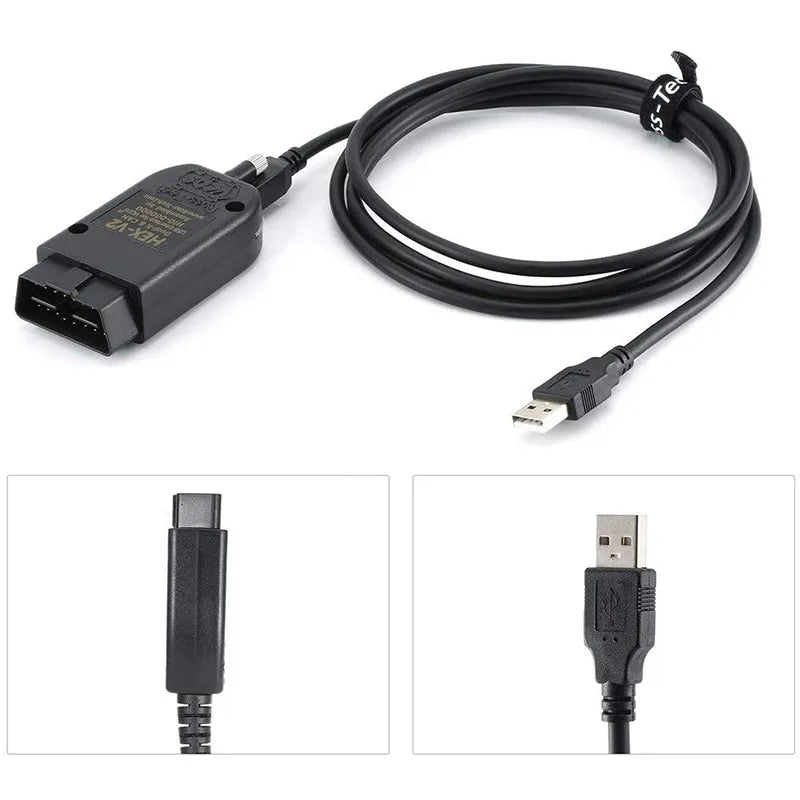 2026 VCDS 26.3 VAG Scanner Tool Cable OBD2 Diagnostic Multi-Language HEX V2 for Audi Skoda VW Car Tuning And Error Code Reading