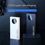 VIVO 50000mAh Power Bank 120W Super Fast Charging Digital Display Type-C USB Portable Charger For iPhone Samsung Huawei 2026 New Car Mobile World
