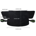 New Winter Snow-Proof Car Sunshade and Snow Shield, Extended and Thickened for Winter, Sunshade for Front Windshield, Snow Cover, Frost and Freeze Protection for Vehicles CM World
