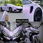 Glossy Pink Purple Car Female Vinyl Wrap Film Waterproof DIY Stickers for BMW Audi Benz Toyota Auto Interior Exterior Decoration