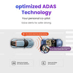 DDPAI N5 Dual 4K Dash Cam Front and Rear Ultra HD Dash Camera with NightVIS ADAS GPS 32GB EMMC Radar Parking Mode Video Recorder