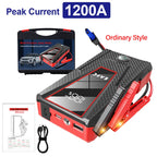 Car Jump Starter 2000A/1200A/600A Car Battery Starter Portable Power Bank Charger 12V Auto Emergency Starting Device Booster