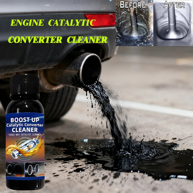 Catalytic Converter Cleaner Engine Boost Up Carbon Removal Reduce Fuels Consumption Engine Accelerators For Diesel Car Universal CM World