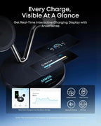 Anker Prime B25X7 3‑in‑1 Wireless Charging Station 25W Qi‑2 MagGo AirCool Dock Display Stand for iPhone Apple Watch AirPods Car Mobile World