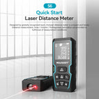 Mileseey S6 Laser Distance Meter 40m/120m, Rangefinder with Level Bubble , LCD Display with Backlit, Measure Tools for Home CM World