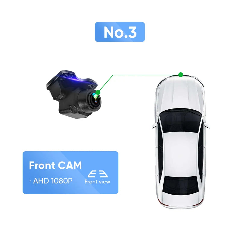 Ainavi WaterProof HD AHD Rear Camera 1080P DVR Driving Recorder Dash Camera ADAS For  Android Multimedia Player System