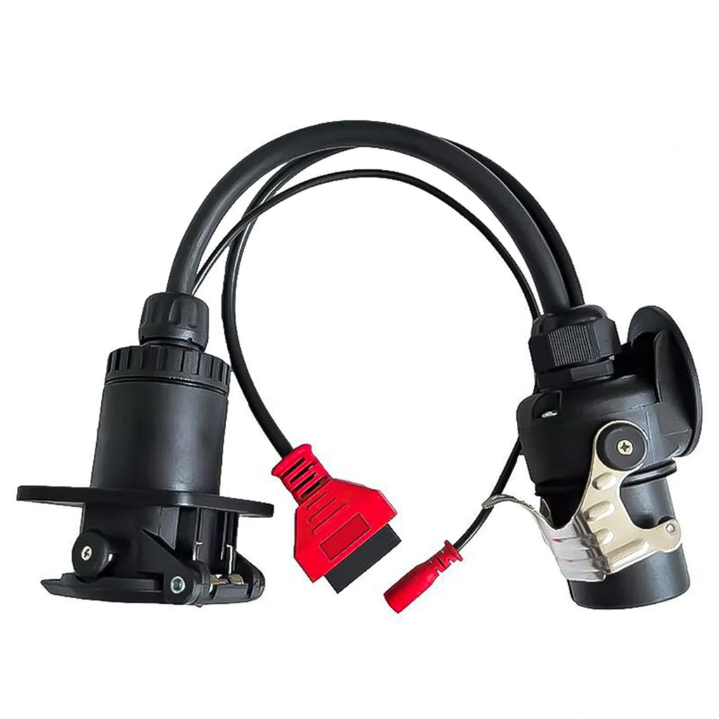 EBS ISO 7638 Trailer ABS OBD Diagnostic Adapter for Bosch/Wabco Truck OBD2 Diagnostic Cable for Autel/Autocom/LUANCH Scanner CM World