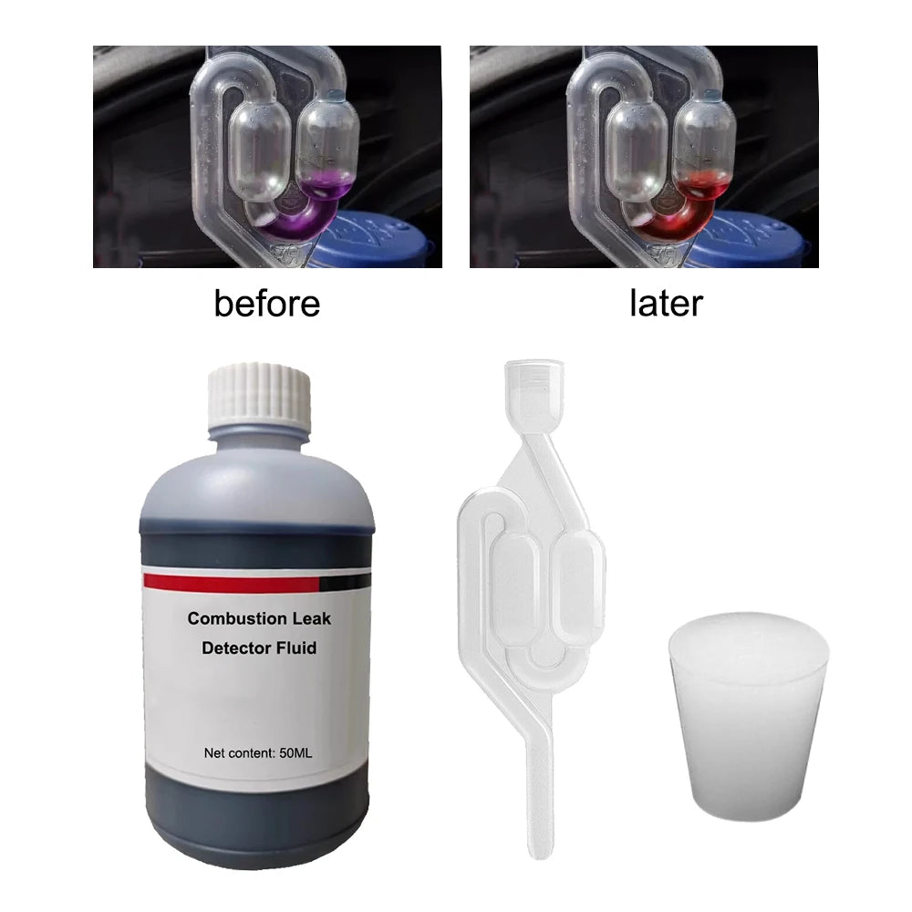 1PCs Car Combustion Leak Tester Tool Detector For Cylinder Head Gasket Combustion Gas Leaks Engine Checks Diagnostic Tools