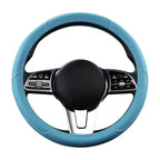 Motoptes Car Anti-Slip Leather Steering wheel Cover Universal car Steering Wheel Protective Cover Fashion Style 38cm Pink CM World