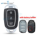 REMTEKEY Smart key shell 3 button for Hyundai Accent 2018-2021 with battery holder（with battery holder） CM World
