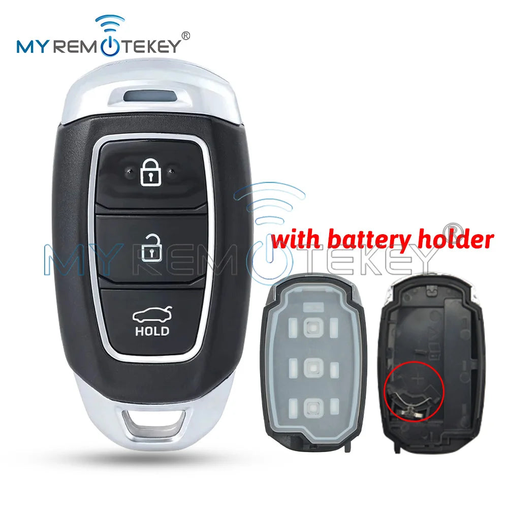 REMTEKEY Smart key shell 3 button for Hyundai Accent 2018-2021 with battery holder（with battery holder） CM World
