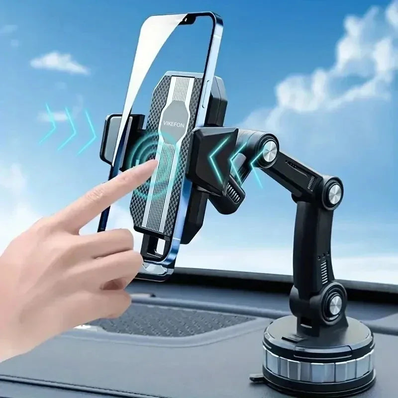 360 Rotatable Cellphone Car Phone Holder Fixed Shockproof Mobile Stand Big In GPS Support For iPhone Xiaomi  Samsung Accesorries