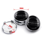 JJ- Volvo RDESIGN XC60 XC90 V60 V40 XC40 V50 S60 V70 C70 XC40 4pcs Car 56/60mm Wheel Center Hub Caps Tire Rim Covers Accessories
