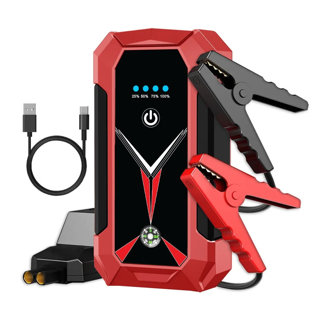 3000A Car Jump Starter with Power Bank 12V Emergency Battery Booster for Petrol Diesel Cars Portable Jump Box.