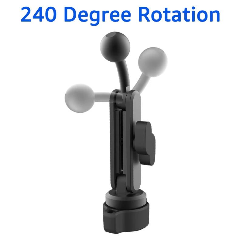 Untoom Aluminum Alloy Car Phone Holder Extension Arm Adjustable 17mm Ball Joint Extension Rod for Car Phone Bracket Accessories