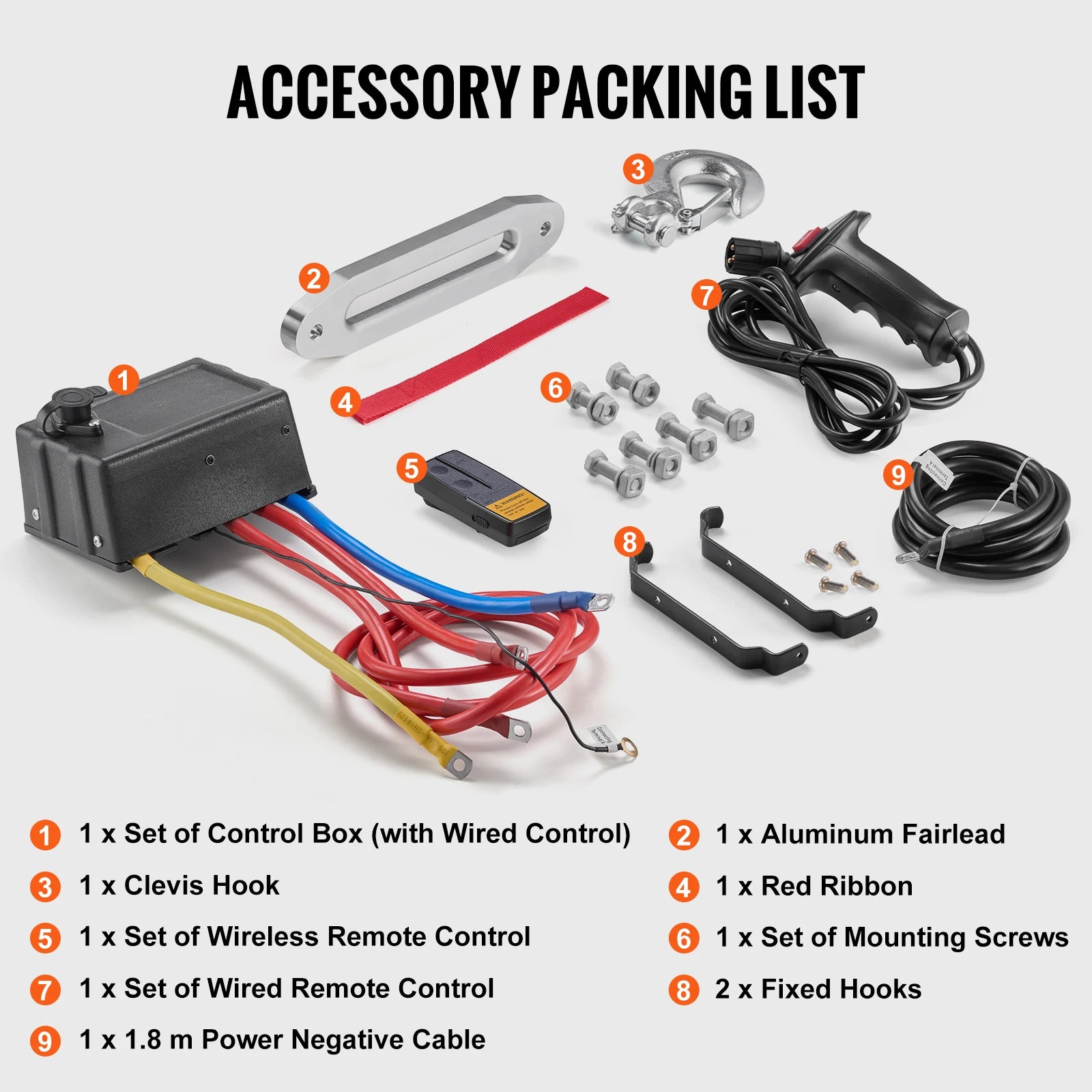 SucceBuy 13500lbs Electric Winch with 3/8in 80ft Synthetic Rope Wireless Truck Winch IP55 Waterproof for Towing Road SUV Jeep CM World