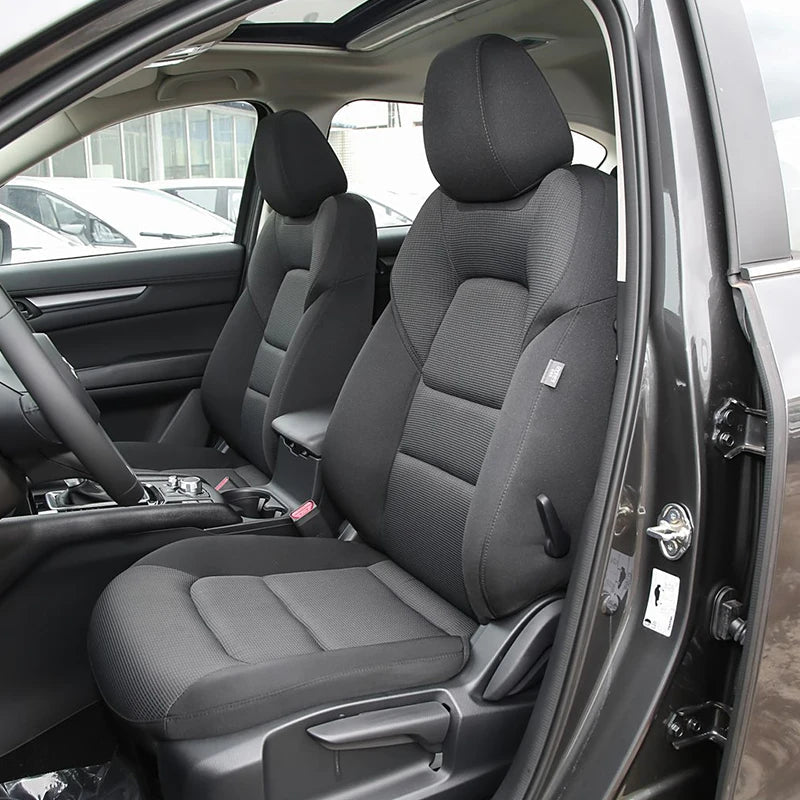 For Mazda 3 6 CX-5 CX-30 Custom Fit Car Seat Covers Accessories Full Covered Top Quality Leather Full Set 2 Rows 5 Seat CM World