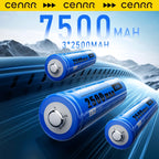 CENRR New Car Vacuum Cleaner Wireless Mini Powerful Portable HandHeld Car Cleaner LED Power Display Gift Lamp Air Gun  7500mAh