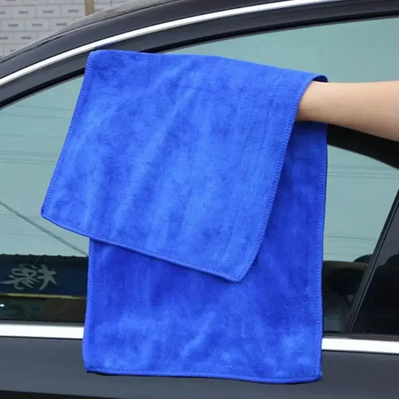 5/100PCS Microfiber Towels Car Wash Drying Cloth Towel Household Cleaning Cloths Auto Detailing Polishing Cloth Home Clean Tools CM World
