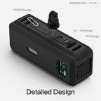 Silicone Case for Anker 737 Power Bank 140W 24000mAh PowerCore Charger TF/SIM card PIN storage Carrying Travel Case Storage Bag