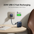 Baseus 45W Mini Power Bank 10000mAh Built-In USB-C Cable Pocket-Sized Smaller Fast Charging Portable For iPhone 17 Samsung S25 Car Mobile World