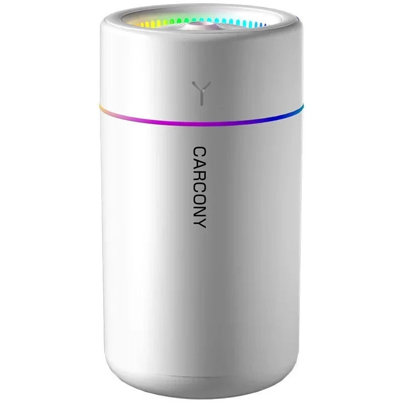 280ML Air Humidifier Large Fog Volume Colorful Atmosphere Light Silent Aroma Diffuser Essential Oils Aromatherapy for Home Car CM World