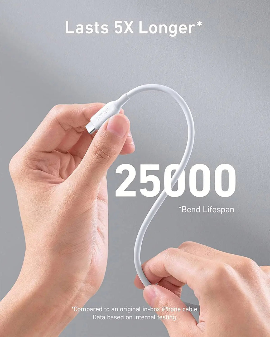 Anker 100W Type C Charging Cable Powerline III USB-C to USB-C 2.0 Cable 1.8m High-Speed Data Transfer
