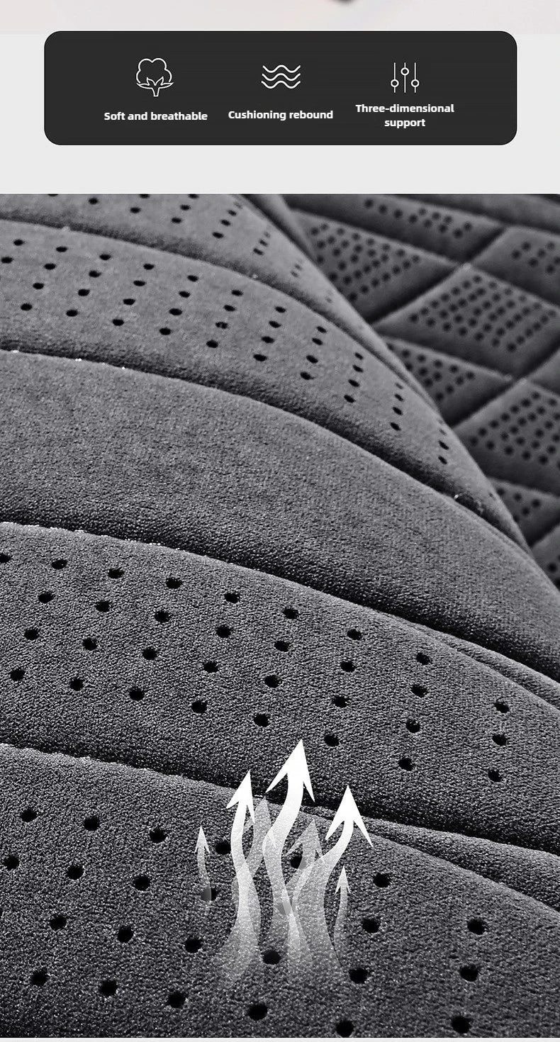 Light Luxury Suede Car Seat Cover Cushion Pad Breathable Cushion Fashionable Car Mat  Autumn and Winter Seat Cover Protector CM World