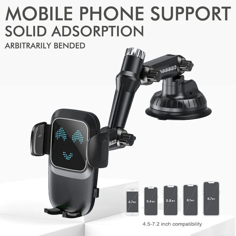 Suction Cup Phone Holder Windshield/Dashboard/Window Universal Suction Cup Car Phone Holder Mount with Sticky Gel Pad Compatib CM World
