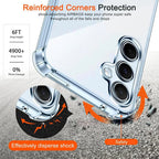 Protector Transparent Case For Samsung Galaxy S25 S24 S23 S22 A16 A26 A36 A56 A15 A35 A55 A14 A34 A54 A13 A53 A52 5G Clear Cover Car Mobile World