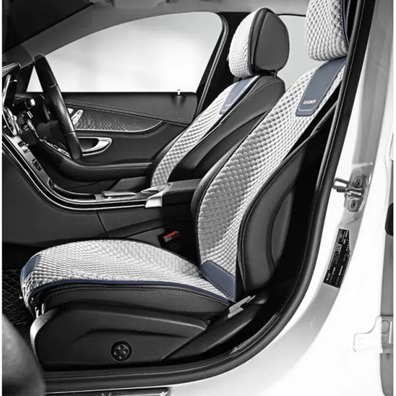2023 NEW Real Silk Car Seat Cover Front Seat Protector Universal Summer Anti Dirty Non Slip Cushion Auto Interior Accessories Car Mobile World