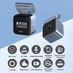 Car DVR 2K QHD Mini Dashcam WiFi APP Control 24H Parking Monitor Night Vision G-Sensor Black Box Car Driving Recorder