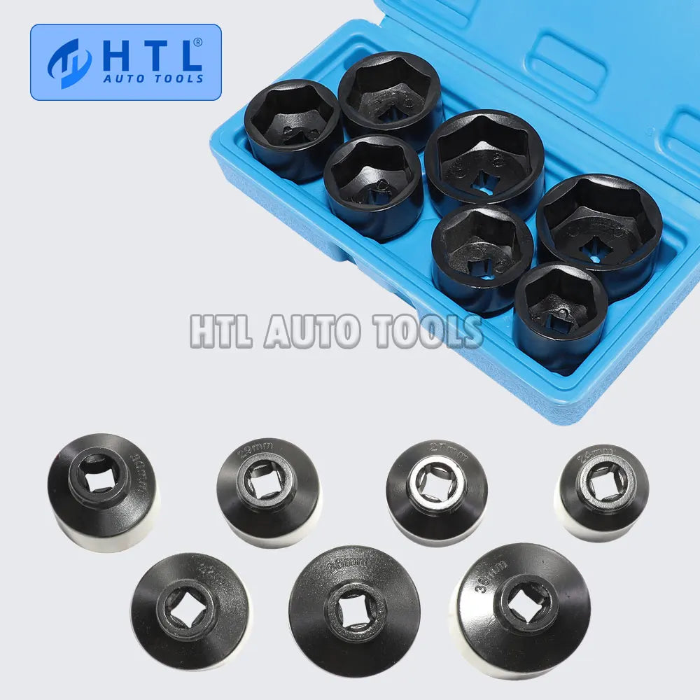 3/8" Drive Oil Filter Wrench Socket Kit 24 27 29 30 32 36 38mm For GM Opel Vauxhall Car Repair Tool