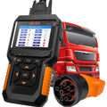 D50 OBD2 Scanner Car and Truck Code Reader Heavy Duty HD Diesel Diagnostic Scan Tool 2 in 1 Auto Clear Check Engine Fault Light