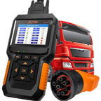 D50 OBD2 Scanner Car and Truck Code Reader Heavy Duty HD Diesel Diagnostic Scan Tool 2 in 1 Auto Clear Check Engine Fault Light