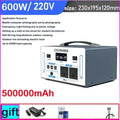 1000000mAh Portable 220v Outdoor Power Bank with Large Capacity for Self-Driving, Camping, and Emergency Backup Power Storage Car Mobile World